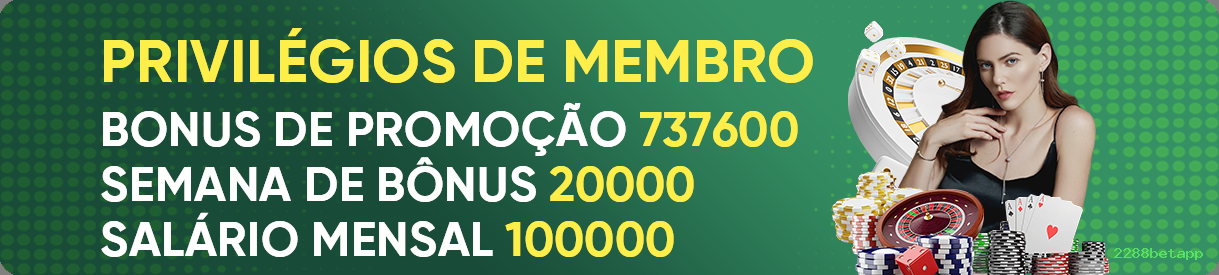 Bônus boas-vindas 2288betapp R$100